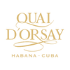 希多爾賽 Quai d'Orsay No. 54 雪茄，帶有標誌性的金黃色圓形標籤，展現出法式優雅、輕盈且明亮的品牌色調。