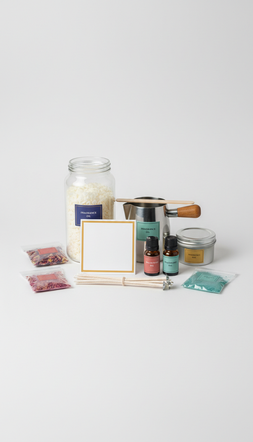 Soy Candle-Making Kit with Essential Oils